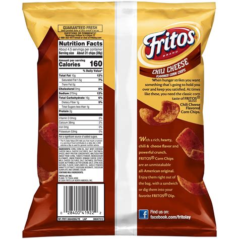 chili cheese fritos nutrition