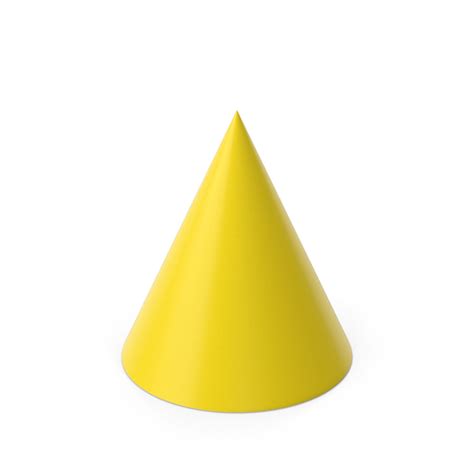 Cone Yellow PNG Images & PSDs for Download | PixelSquid - S11644777B