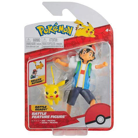 Pokemon Battle Feature Figure Ash + Pikachu