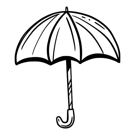 Umbrella. Sketch. Hand drawing. For your design. 21631524 Vector Art at Vecteezy