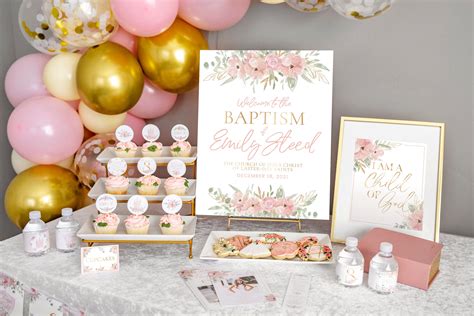 LDS Baptism Bundle Girl LDS Baptism Invitation Girl - Etsy