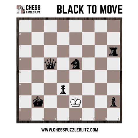 Black to move - Checkmate in 3 moves | Chess tricks, Chess puzzles, Chess