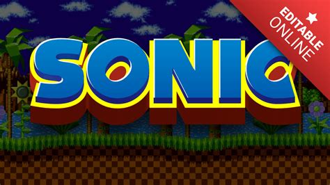 Sonic The Hedgehog Logo Font