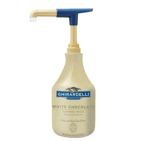 Ghirardelli White Chocolate Flavored Sauce White Chocolate Syrup ...