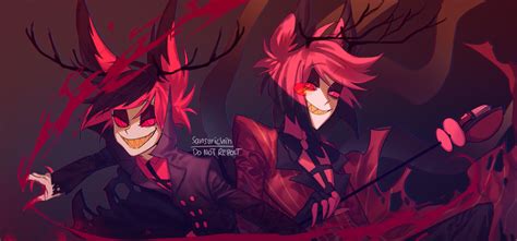 Alastor old design and current design by Teachiisan on DeviantArt