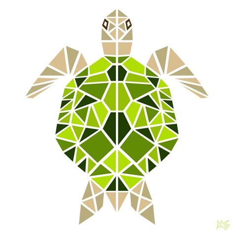 Geometric Animals on Behance | Geometric shapes art, Geometric art ...