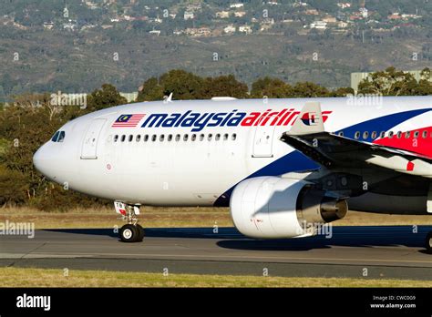 Malaysia Airlines Airbus A330 on runway Stock Photo - Alamy