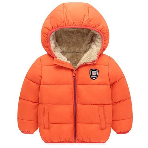 Baby Boys Coat Winter Jackets For Children Autumn Outerwear Hooded ...