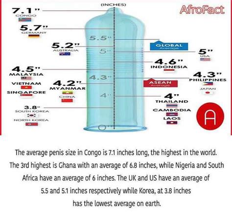 See The Country With The Highest Average P*n*s Size In The World (photo Chart) - Jokes Etc - Nigeria