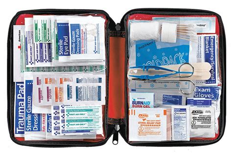 AMERICAN RED CROSS First Aid Kit, Kit, PVC, General Purpose, 25 People ...