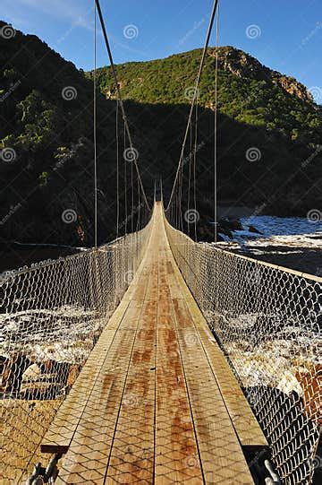 Suspension Bridge (Tsitsikamma National Park) Stock Image - Image of national, hill: 20277525