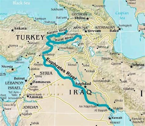 Image result for euphrates river map | DEFCON | Pinterest