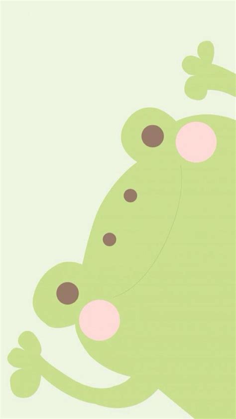 hello~呱～ 「iPhone……_来自妹豬玲的图片分享-堆糖网 | Frog wallpaper, Wallpaper iphone ...