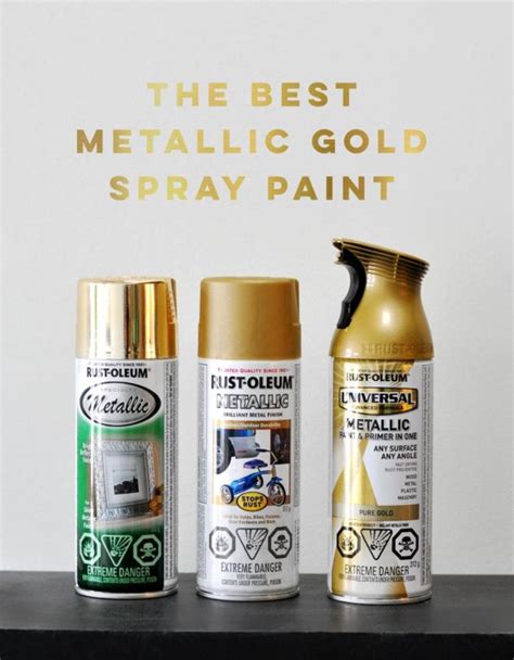 The Best Metallic Gold Spray Paint • visual heart creative studio