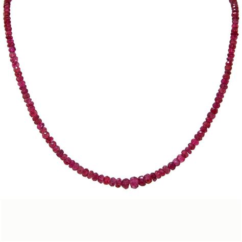 Red Spinel Necklace