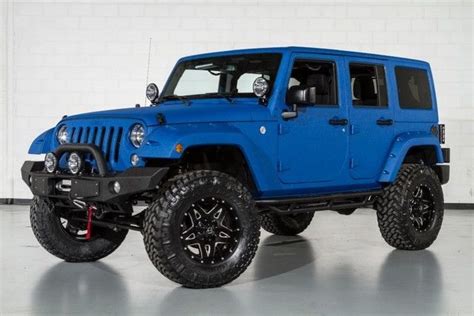 Black Jeep Wrangler Custom Wheels Tires