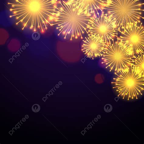 Golden New Year Fireworks Background, Fireworks, Background, Golden ...