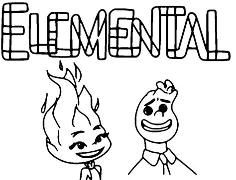 Dibujos de Disney Pixar Elemental para Colorear para Colorear, Pintar e Imprimir - Dibujos ...