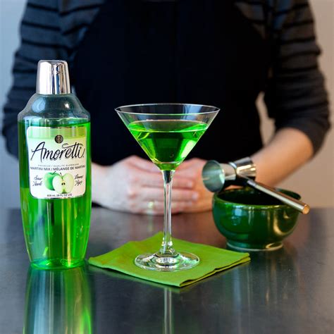 Premium Sour Apple Martini Mix — Amoretti