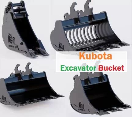 Kubota Excavator Bucket Price, Specs, Attachments 2024