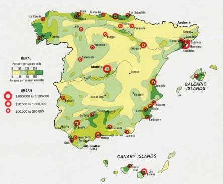 Cadiz Tourism Map Regional | Map of Spain Tourism Region and Topography