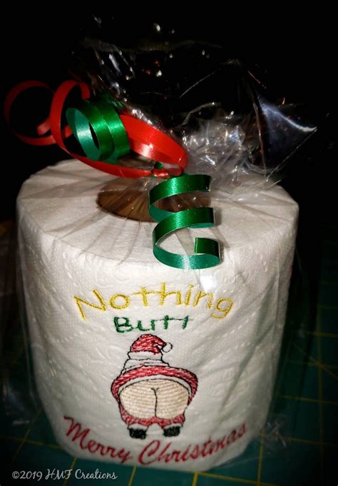 Funny Christmas Toilet Paper White Elephant Gag Gift | Etsy