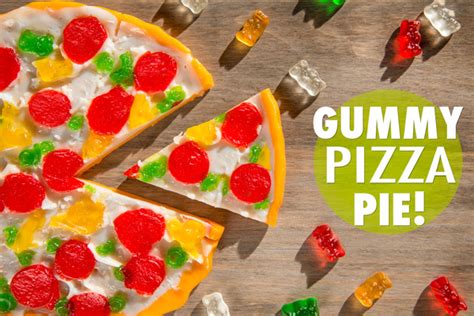 Gummy Pizza: Delicious gummy in the shape of a pizza