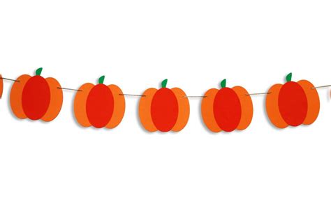 Pumpkin garland Pumpkin banner Pumpkin bunting Fall