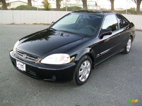 2000 Honda Civic Coupe Black - Honda Civic