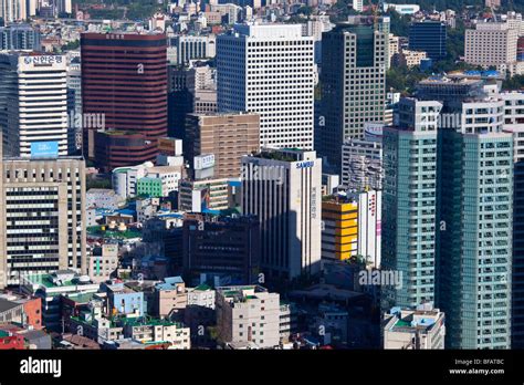 Skyline Seoul South Korea Stock Photo - Alamy