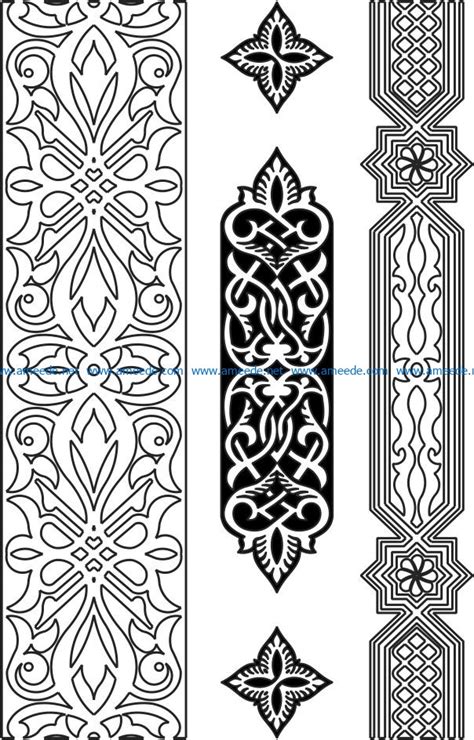 Design Pattern Woodcarving E0006456 File Cdr And Dxf Free Vector