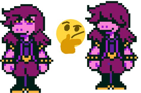 Is it me or does the other Susie sprite look a bit off ? (spoilers ...