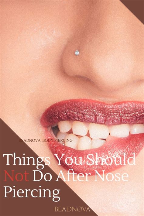 Do's and Don'ts for Nose Piercing Aftercare - Beadnova