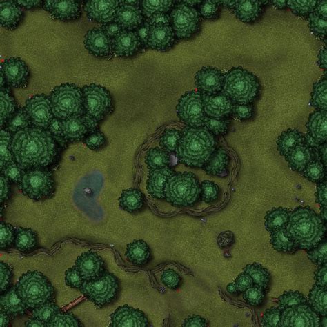 Random Forest Encounter | Inkarnate - Create Fantasy Maps Online