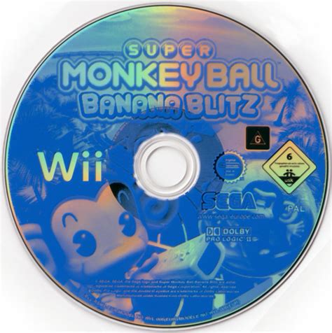 Super Monkey Ball: Banana Blitz (2006) Wii box cover art - MobyGames