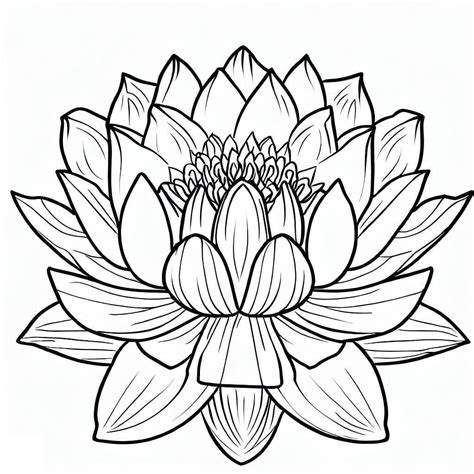 Top 78+ newest lotus coloring pages , 100% free printables - Shill Art