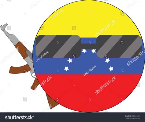 Cool Venezuela Flag Emoji Round Venezuelan Stock Vector (Royalty Free ...