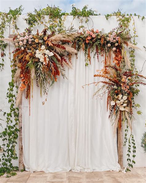 Fall Boho Wedding | Boho wedding decorations, Unique wedding ...