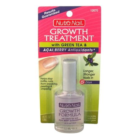 Nutra Nail Growth Treatment With Green Tea & Acai Antioxidants, 0.45 Oz ...