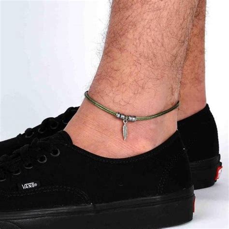 Men's Anklet Men's Ankle bracelet Anklet for Men | Etsy | Men's ankle ...