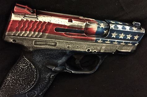 Cerakote American Flag Handgun | GALLERY