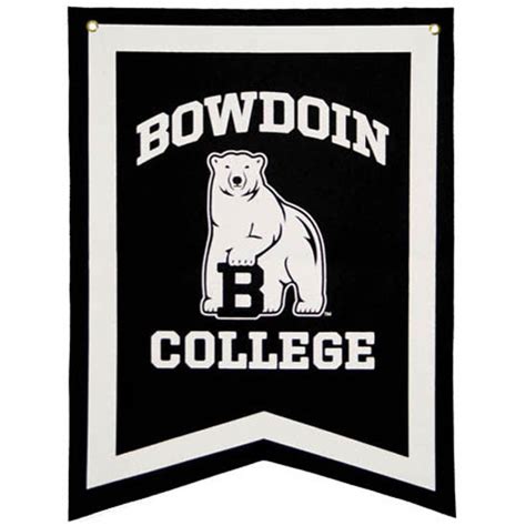 Dovetail Banner with Mascot – The Bowdoin Store