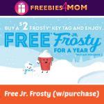 🍦Wendy's 2021 Frosty Key Tags - Freebies 4 Mom