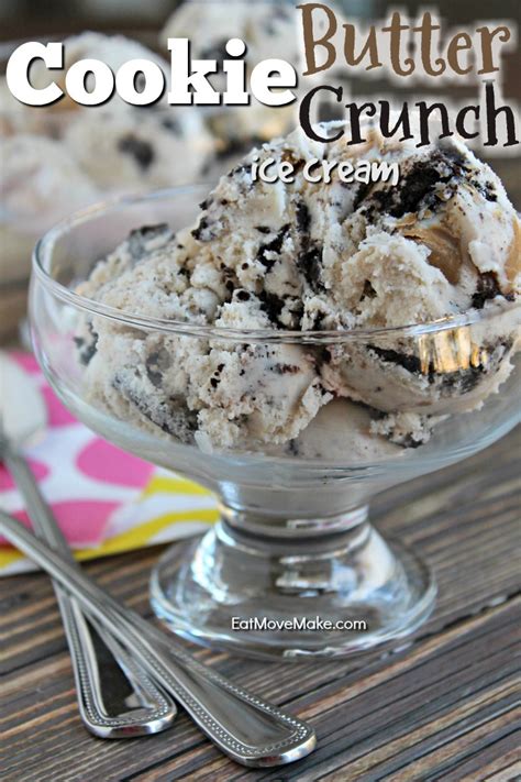 Cookie Butter Crunch Ice Cream Recipe - The Best Homemade Ice Cream!