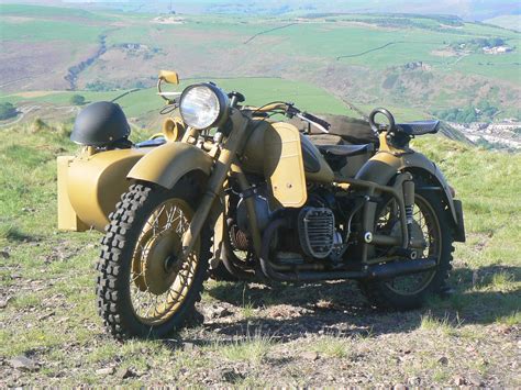 Dnepr K750 Motorcycle Sidecar Combination 1975 not Ural or Cossack