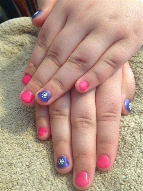 Little girl gel mani | Little girl nails, Girls nails, Gel mani