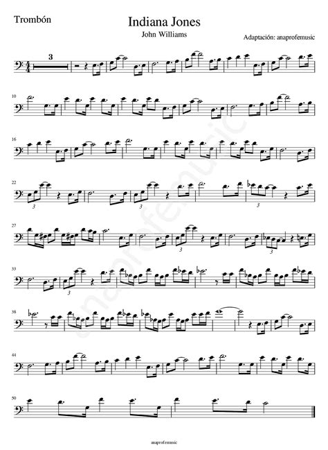 Indiana Jones Theme Trumpet Sheet Music