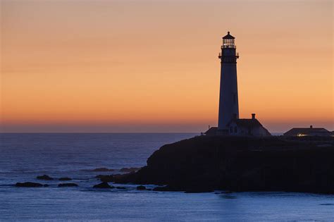 Pigeon Point Lighthouse at sunset Photograph by Cliff Wassmann - Fine Art America