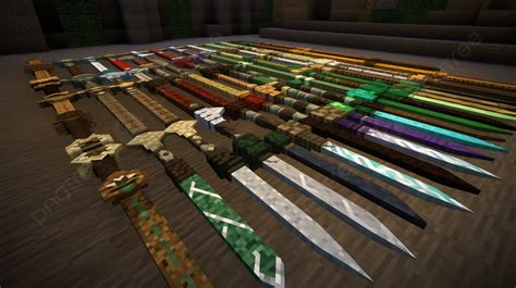 Minecraft Sword Collection For Each Faction Background, Pictures Of Minecraft Swords, Sword ...