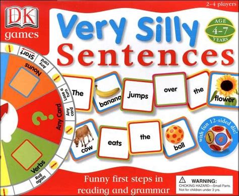 Very Silly Sentences Game | Silly sentences, Speech therapy games ...